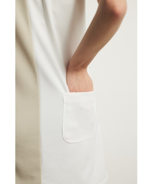 RIENDA GOLF ワンピース 「RIENDA GOLF」バイカラーノースリーブ