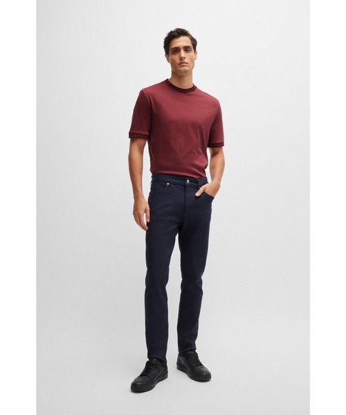 Porsche x BOSS シルケットコットン Tシャツ スペシャルロゴ BOSS（HUGO BOSS） tシャツ Porsche x BOSS スペシャルロゴ
