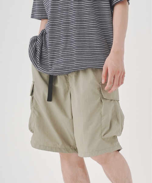 YOEL カーゴパンツ YOEL - nylon cargo short pants / ナイロンカーゴ