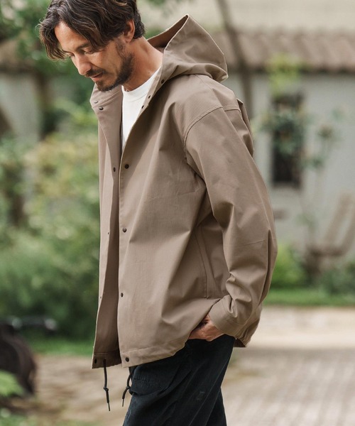 CAMBIO（カンビオ） シャツ ms5719-Dobby Twill Hooded Shirts