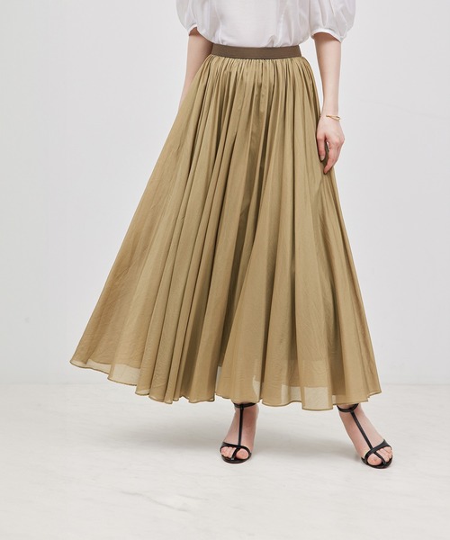 ROPE'（ロペ） スカート シルクコットンサーキュラースカート