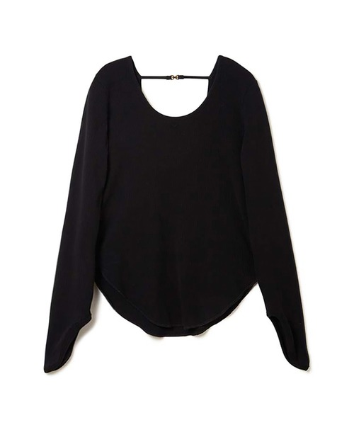 トップス sorin SORIN tシャツ Stretchy Rib U-NECK TOP レディース : ZOZOTOWN
