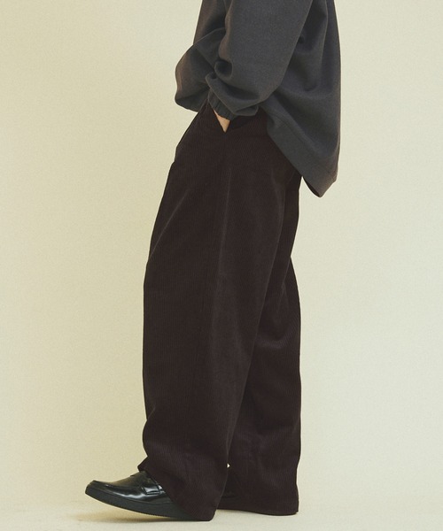 417 EDIFICE カーゴパンツ 「ZOZO限定」Corduroy Wide PANTS