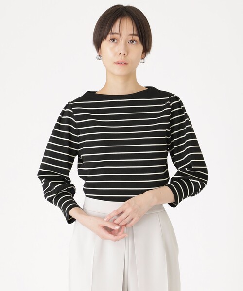 ニット セーター 「着回し抜群」ボーダーニット レディース