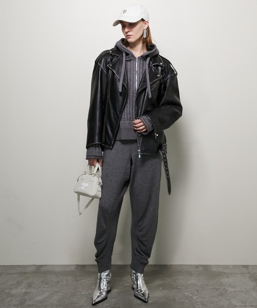 プランクプロジェクト　アンゴラニットフーディー PRANK PROJECT（プランクプロジェクト） パーカー アンゴラニット