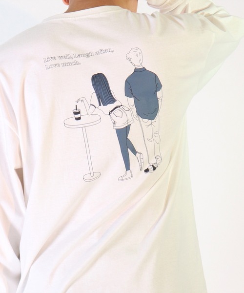 BAYBLO tシャツ (DV)「ユニセックス」エモい 日常 バック