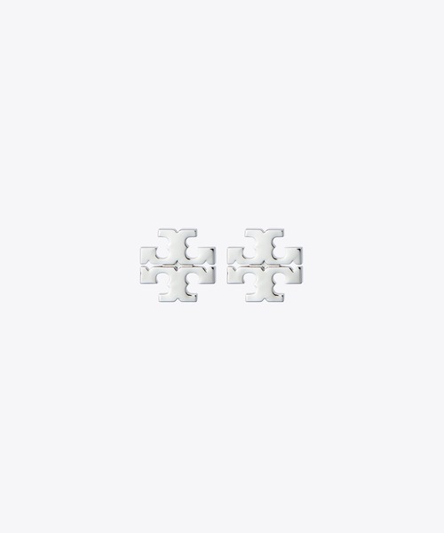 TORY BURCH ロゴ キラ クリスタルパヴェ スタッド ピアス キラ クリスタル スタッズ ピアス: レディース イヤリング