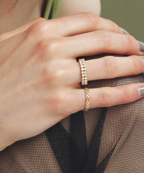 【les bonbon】K18 Paola ring Mサイズ K18 Paola ring – les bon bon Online store