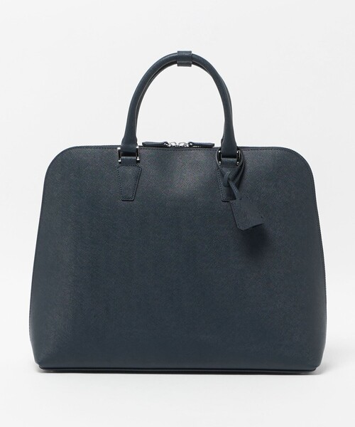 UNITED ARROWS ビジネスバッグ レザー ラウンド ブリーフケース