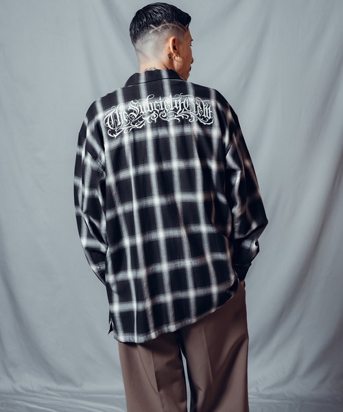 Subciety（サブサエティ） シャツ Ombre check shirt メンズ
