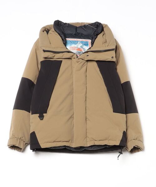 【美品クリーニング済】FIRST DOWN ダウンジャケット カーキレディース FIRST DOWN 「FIRST DOWN」 ダウンジャケット SMALL カーキ