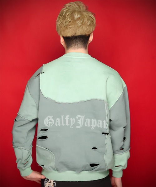 GALFY ツギハギゾンビスウェットトレーナー GALFY トレーナー スウェット GALFY-ツギハギゾンビスウェット