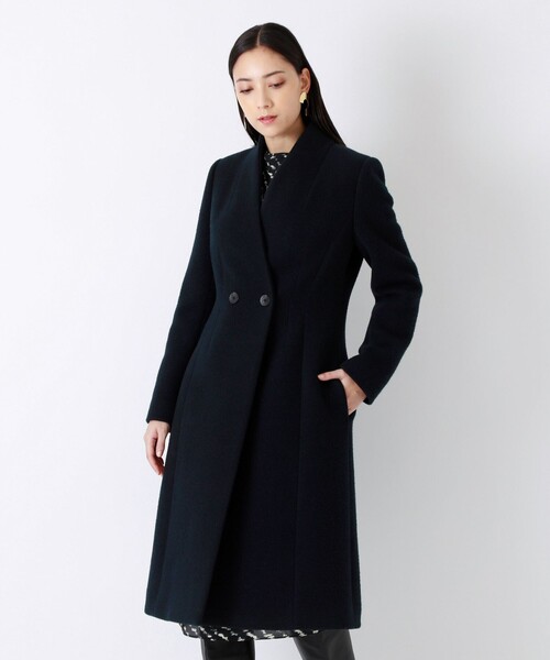 EPOCA（エポカ） コート 38 ネイビー レディース : ZOZOTOWN Yahoo!店