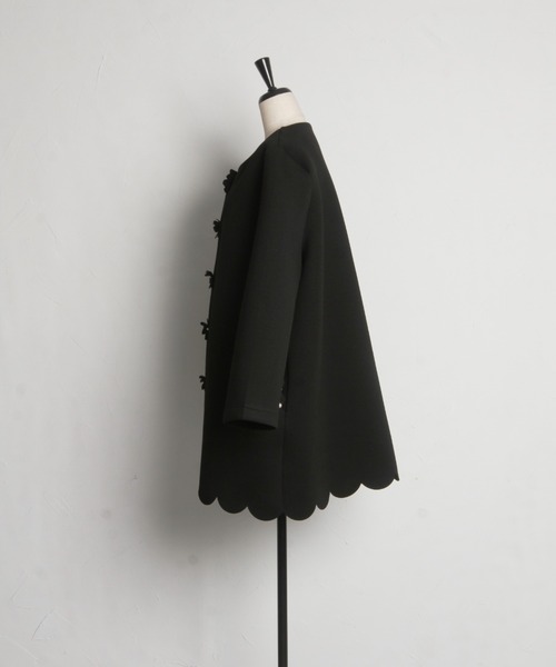 tocco closet ノーカラーコート コート 「ZOZO限定」フラワー