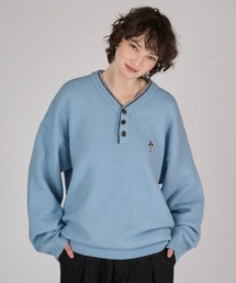 ニット・セーター At Henry Neck Knit (9color) At Henry Neck Knit (9color) - ASCLO