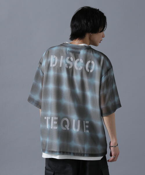 【DankeSchon】TIE DYE LONG SHIRTS 2色展開 ブラック ベージュ DANKE SCHON シャツ DankeSchon/ダンケシェーン/OMBRE CHECK