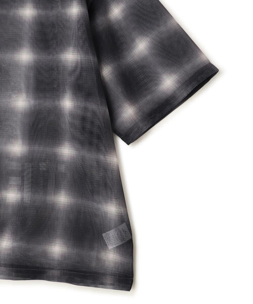 tシャツ DankeSchon/ダンケシェーン/OMBRE CHECK MESH T-SHIRTS レディース メンズ DANKE SCHON tシャツ DankeSchon/ダンケシェーン/OMBRE CHECK
