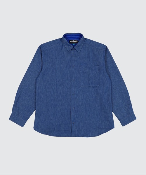 デニムシャツ メンズ（WILD THINGS）（サイズ（S/M/L）：M）のおすすめ