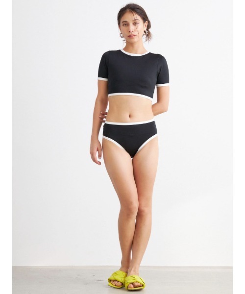mikomori（ミコモリ） 水着 PIPING T-SHIRT BIKINI レディース