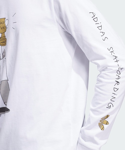 【adidas】ヘンリージョーンズTシャツ adidas tシャツ ヘンリー・ジョーンズ チャンプ 長袖Tシャツ