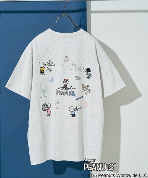 tシャツ 限定展開/別注/PEANUTS/ピーナッツ/バック 刺繍 半袖 Tシャツ レディース メンズ | FREAK'S STORE