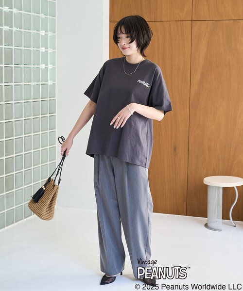 tシャツ 限定展開/別注/PEANUTS/ピーナッツ/バック 刺繍 半袖 Tシャツ レディース メンズ | FREAK'S STORE | 08