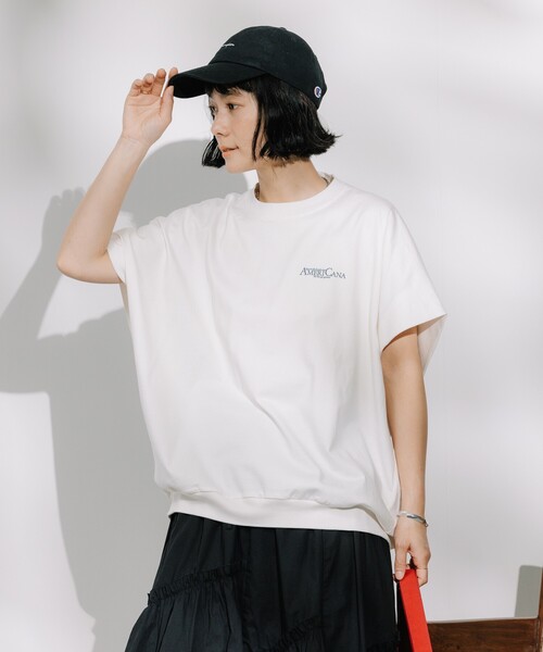 tシャツ Americana × FREAK'S STORE/アメリカーナ 別注 ロゴTシャツ/バックオープンTシャツ レディース | FREAK'S STORE | 09