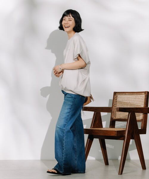 tシャツ Americana × FREAK'S STORE/アメリカーナ 別注 ロゴTシャツ/バックオープンTシャツ レディース | FREAK'S STORE | 21