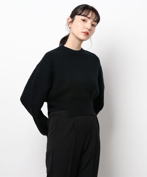 UN3D.（アンスリード） ドルマンスリーブニット FREE ブルー