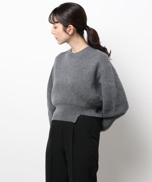 UN3D.（アンスリード） ドルマンスリーブニット FREE ブルー