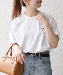 tシャツ SHIPS any:「撥水加工」Teflon EcoElite(TM) 刺繍 バックプリント ロゴ Tシャツ メンズ レディース｜ZOZOTOWN Yahoo!店