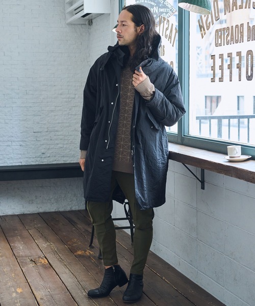 未使用品 CAMBIO ロング コート ブラック L CAMBIO（カンビオ） コート L ブラック メンズ : ZOZOTOWN Yahoo!店