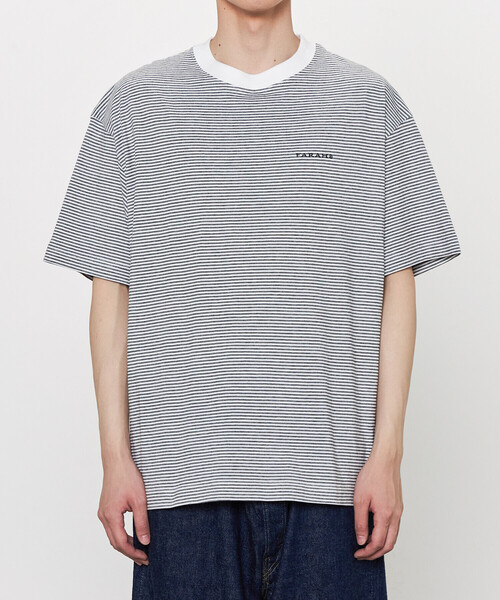 FARAH tシャツ | マルチストライプ 半袖Tシャツ MEN メンズ