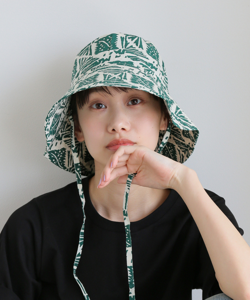 recoさん専用 サラマリカ Sara mallika ブラック ハット 帽子 sara mallika 帽子 ハット 「SARA MALLIKA/サラマリカ」 COTTON