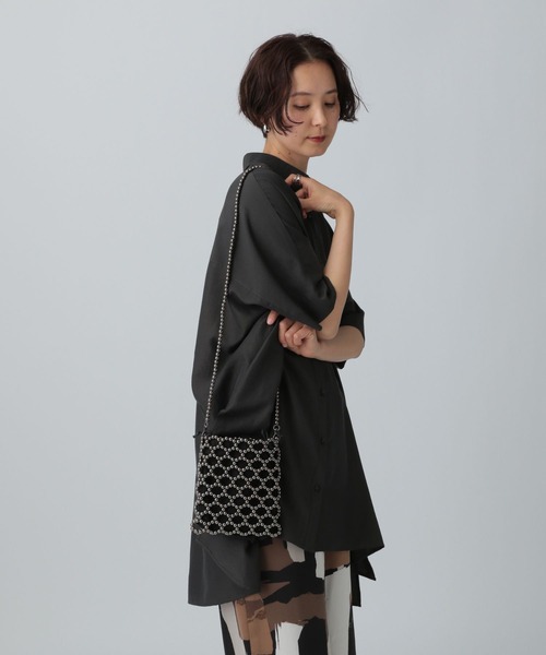  ★ビーズ ピザ ミニ ショルダーバッグ ポシェット Amazon | [Electric Circus] ミニ ショルダー バッグ 斜めがけ