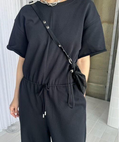 Ameri（アメリ） オールインワン BACK OPEN SWEAT ROMPERS レディース
