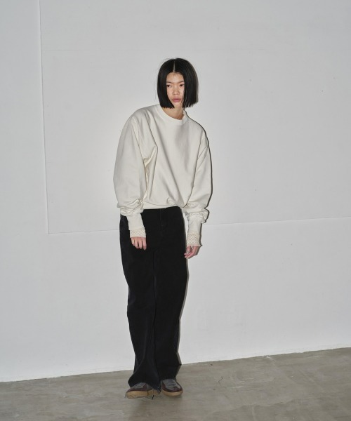 TODAYFUL オーバーサイズ クルーネック スウェット アイボリー