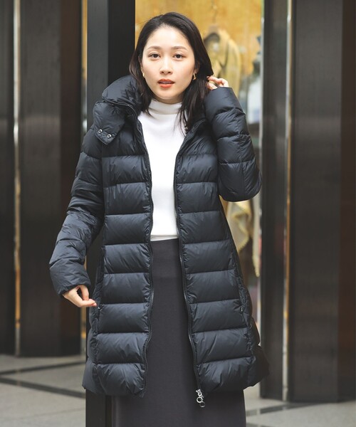 タトラスBEAMS別注ポリテアマダウンコートネイビー系02サイズ