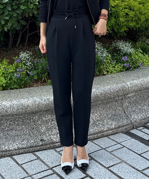 パンツ 日本製美脚カットソースラックス レディース : ZOZOTOWN Yahoo