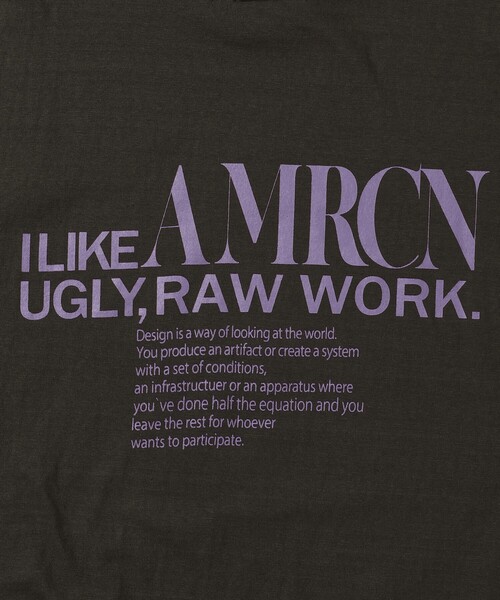 AMERICANA tシャツ Americana/アメリカーナ 別注 丸胴 ラフィー