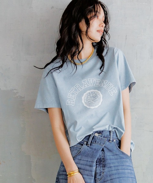 BARNYARDSTORM tシャツ / ヴィンテージカレッジT レディース