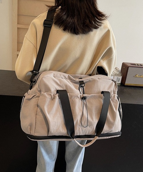 Lace Ladies（レースレディース） ボストンバッグ 2WAY 多ポケット 大