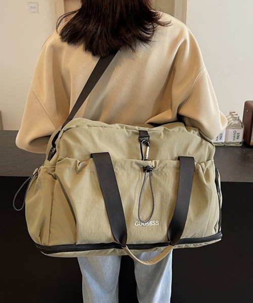 Lace Ladies（レースレディース） ボストンバッグ 2WAY 多ポケット 大