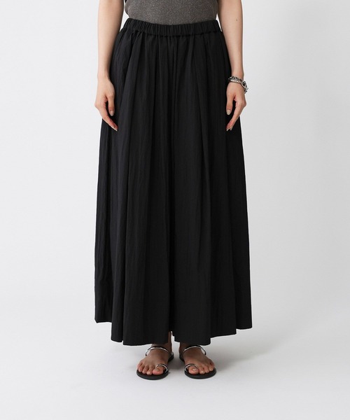 BABYLONE（バビロン） スカート タフタギャザーロングスカート