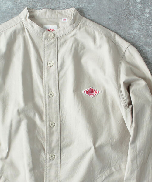Danton 「DANTON」 長袖シャツ 40 キナリ メンズ : ZOZOTOWN