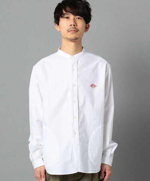Danton 「DANTON」 長袖シャツ 40 キナリ メンズ : ZOZOTOWN