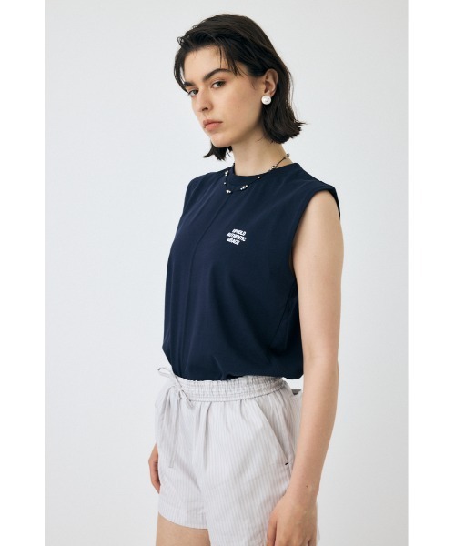 MOUSSY タンクトップ ノースリーブ TINY LETTER SLEEVELESS