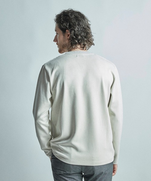 MEN'S BIGI（メンズビギ） tシャツ ニットコンビ フェイクスエード長袖