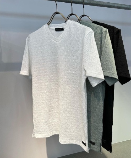 「CUSTOM CULTURE」 半袖Tシャツ 2 サックスブルー メンズ