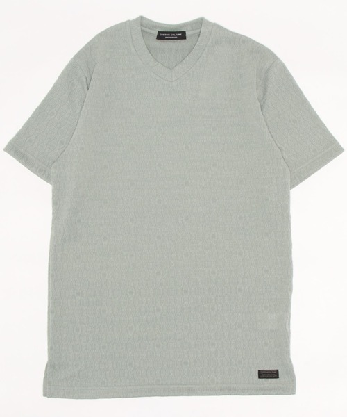 「CUSTOM CULTURE」 半袖Tシャツ 2 サックスブルー メンズ